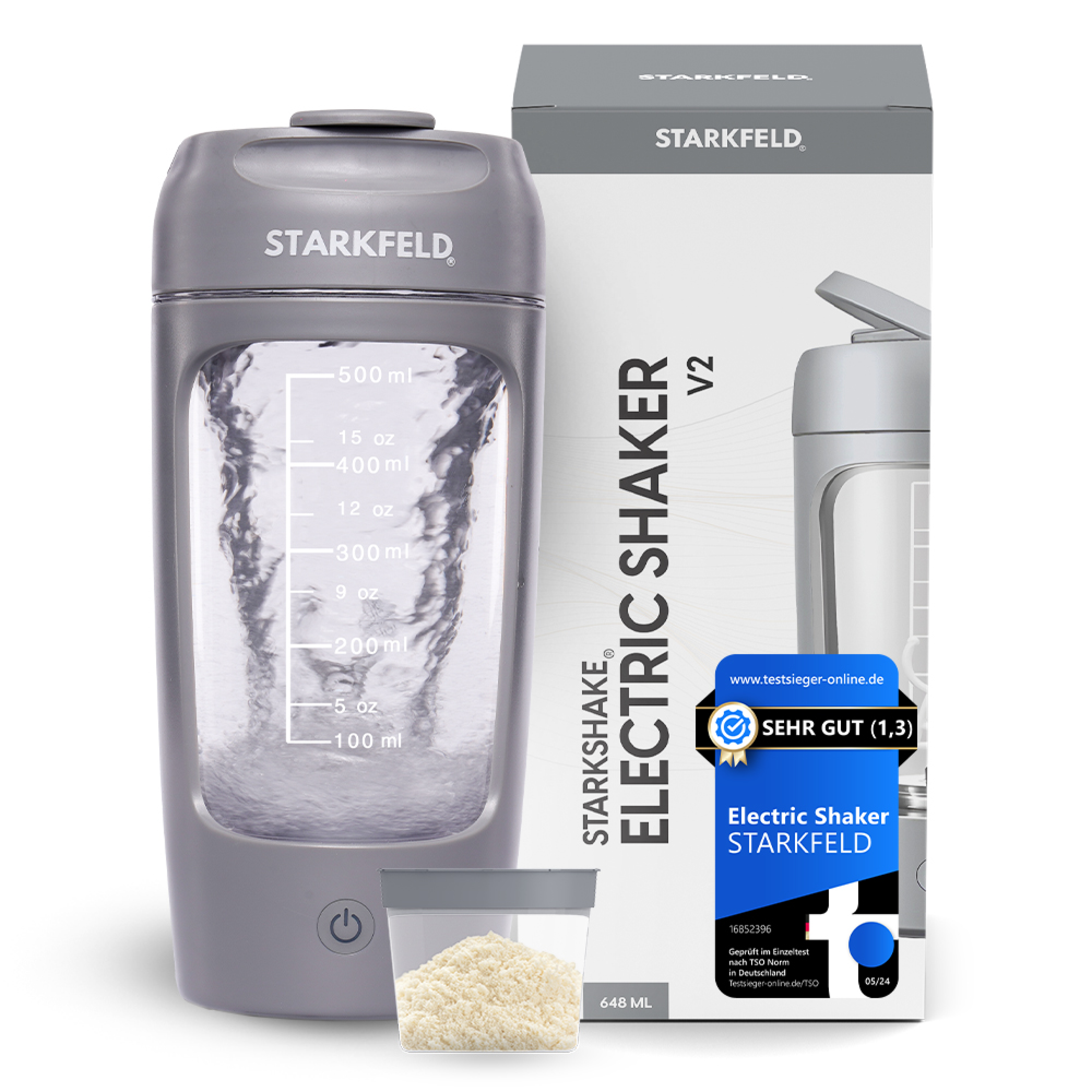 So pflegst du deinen elektrischen Shaker von Starkfeld richtig