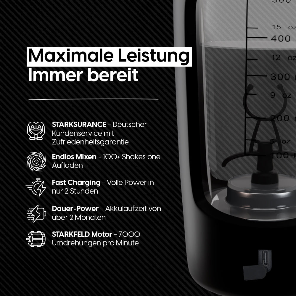 STARKSHAKE ® V3 - Der Beste Elektrische Shaker