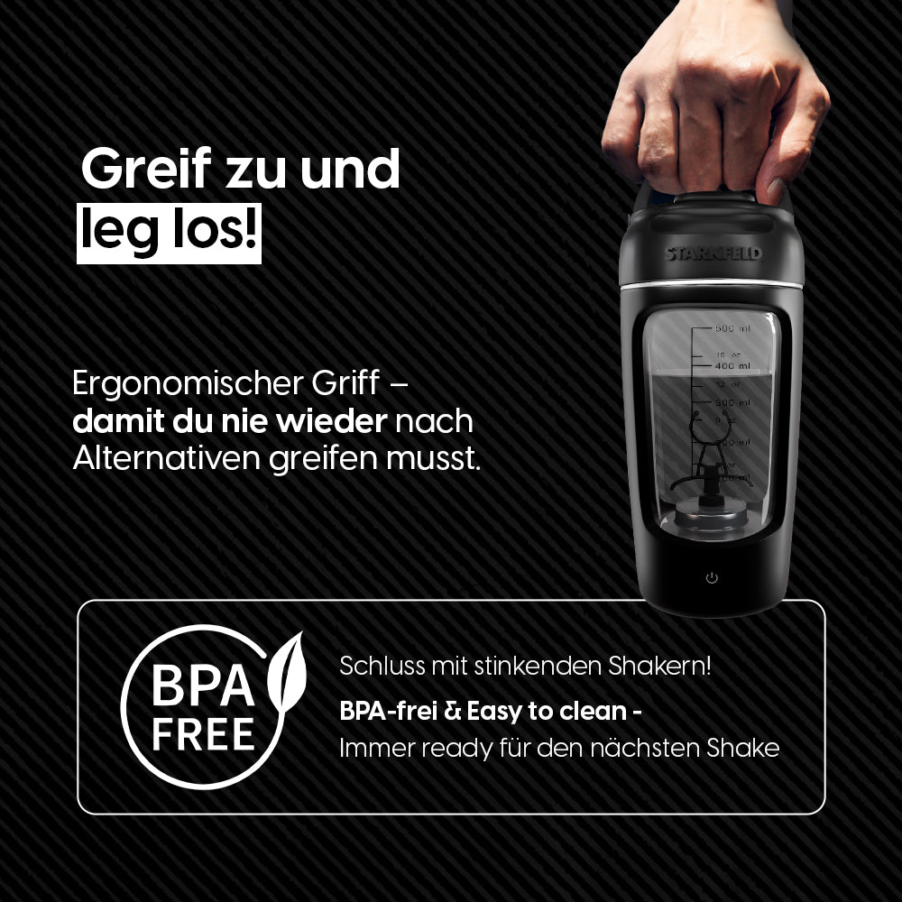 STARKSHAKE ® V3 - Der Beste Elektrische Shaker