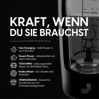 STARKSHAKE ® V3 -  Der beste elektrische Shaker