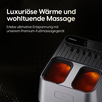 FOOTRELAX – Elektrisches luxus Fußmassagegerät mit Shiatsu und Airbag-Massage - STARKFELD