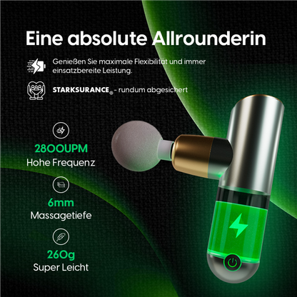 STARKFELD® STARKGUN® DELUXE – Leistungsstarke Massagepistole für Tiefengewebe - STARKFELD