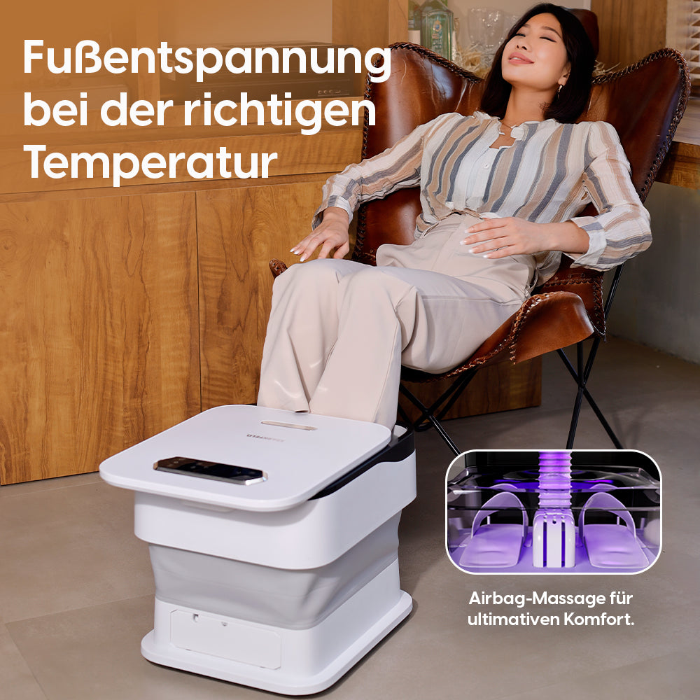 AQUARELAX – Elektrisches Luxus Fußbad und Massagegerät