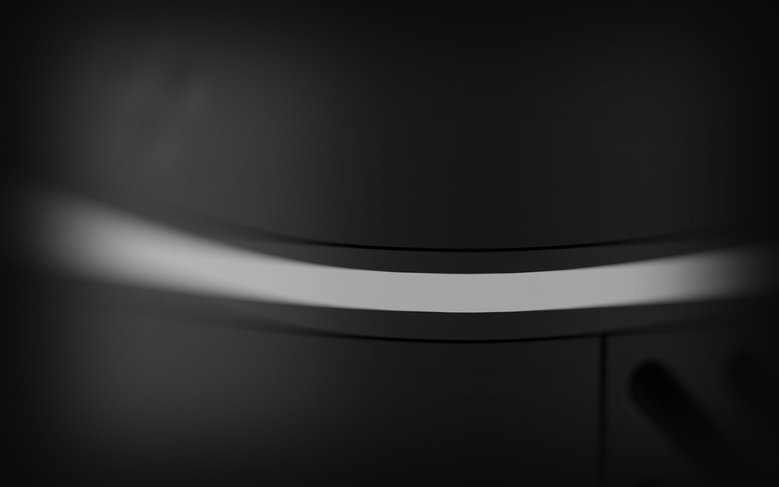 Leuchtendes Lichtband an der Gehäusekante des STARKAIR PRO